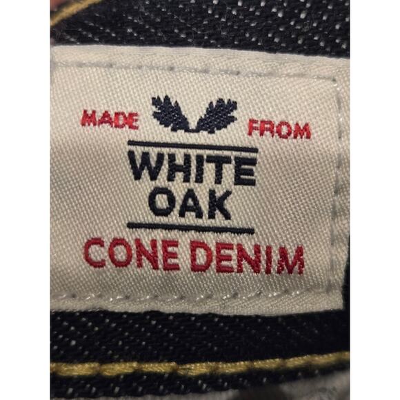 Raleigh Denim Jeans Handcrafted Made USA Dark Wash Mens 32X36 Slim Mid-rise - Picture 10 of 15